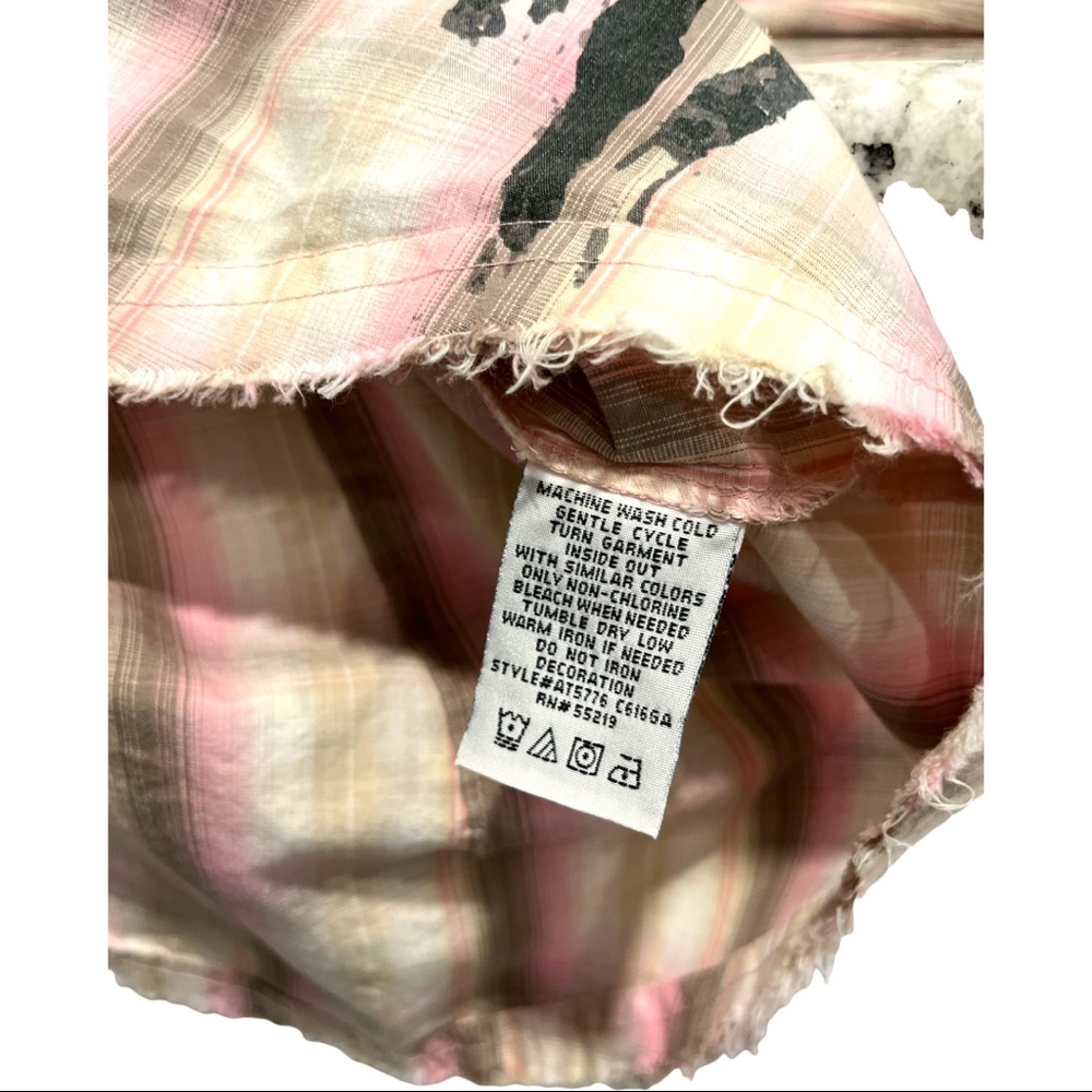 Country Royalty Snap front embroidered with rhinestones cotton shirt Medium - Picture 8 of 9